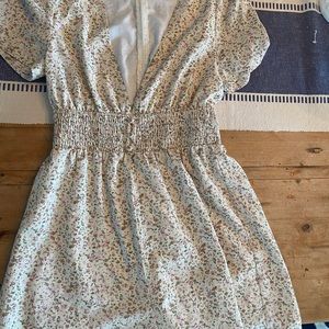 Floral Princess Polly Short-Sleeved Romper